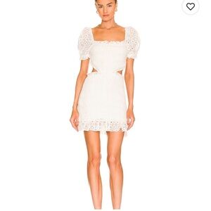 Lovers and Friends Shoreline Mini Dress in White Size Large